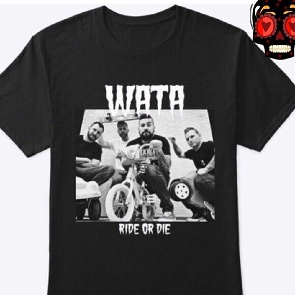 Wyatt and the Ashes Wata Ride or Die Band Tee T Shirt‎ Men’s Size L Large